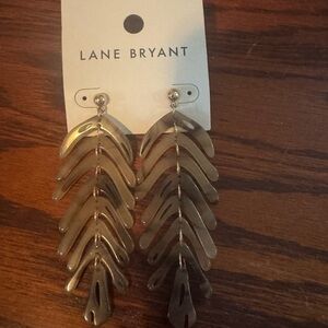 Lane Bryant  Leaf Drop Earrings